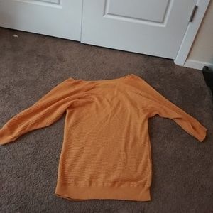 Yellow threaded sweater